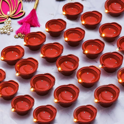 Reusable Water Sensor LED Diyas – Bright, Long-Lasting & Hassle-Free